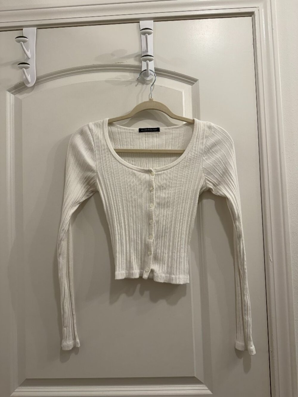 Brandy Melville Ribbed Long Sleeve Top